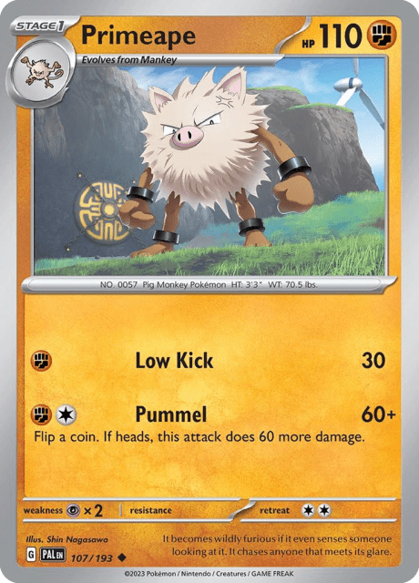 Primeape (107) — Paldea Evolved