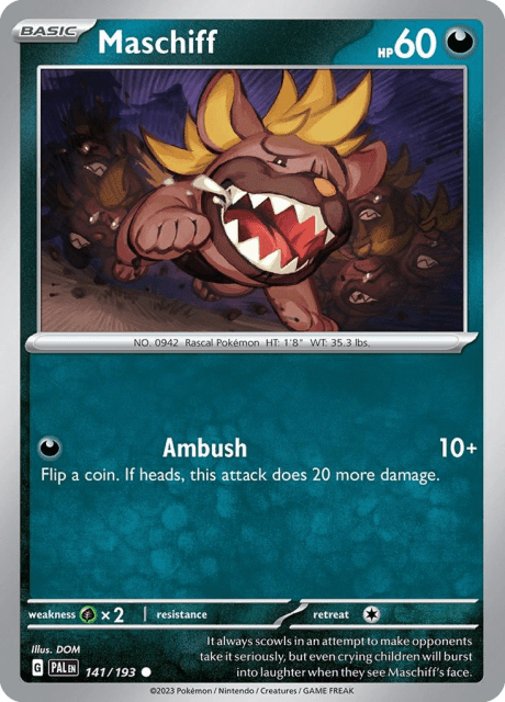 Maschiff (141) — Paldea Evolved