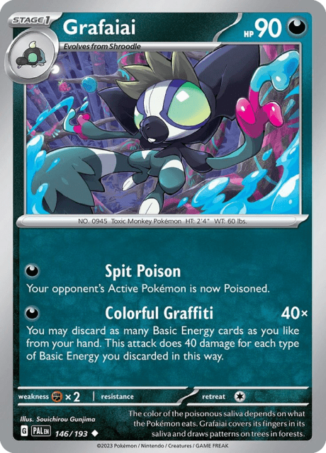 Grafaiai (Reverse Holofoil) (146) — Paldea Evolved