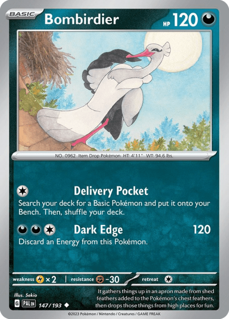 Bombirdier (147) — Paldea Evolved