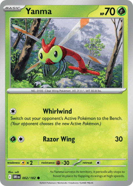 Yanma (Reverse Holofoil) (2) — Destined Rivals