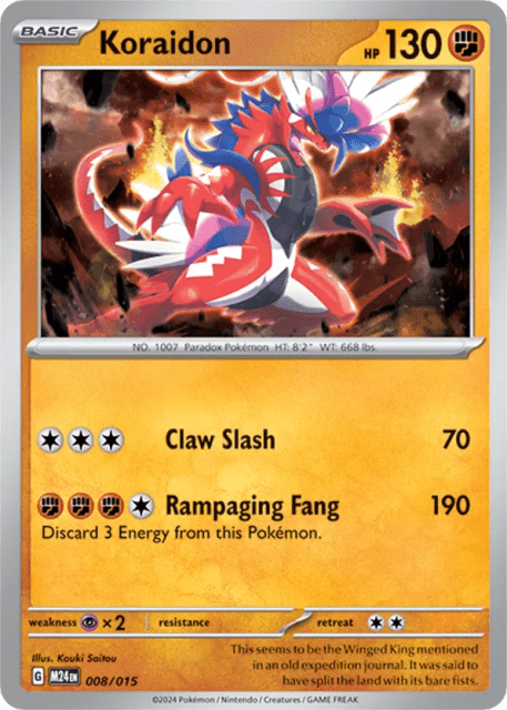 Koraidon (Holofoil) (8) — McDonald's Collection 2024