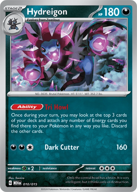 Hydreigon (Holofoil) (10) — McDonald's Collection 2024