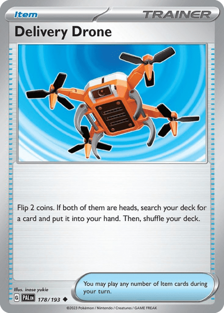 Delivery Drone (Reverse Holofoil) (178) — Paldea Evolved