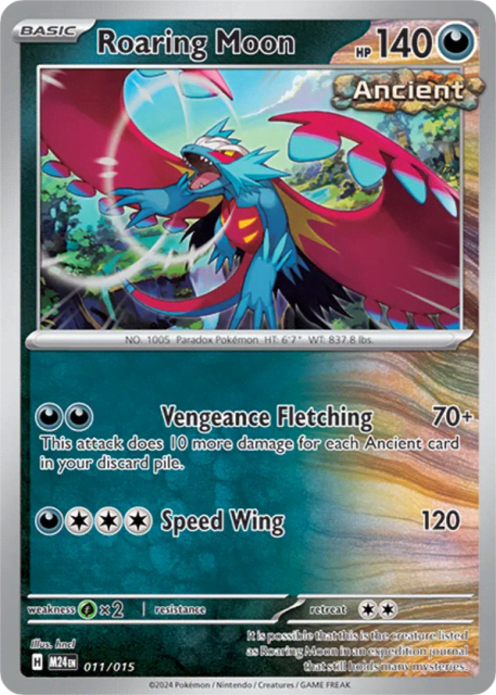 Roaring Moon (Holofoil) (11) — McDonald's Collection 2024