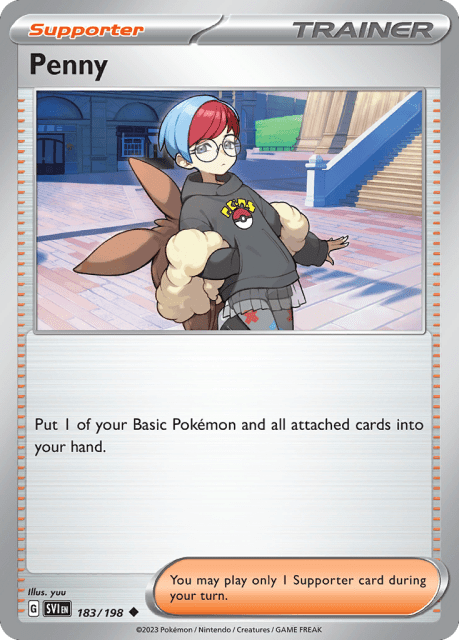 Penny (Reverse Holofoil) (183) — Scarlet & Violet
