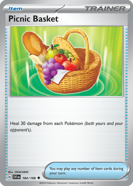 Picnic Basket (Reverse Holofoil) (184) — Scarlet & Violet