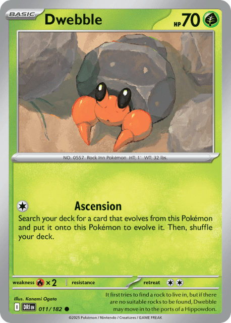 Dwebble (11) — Destined Rivals
