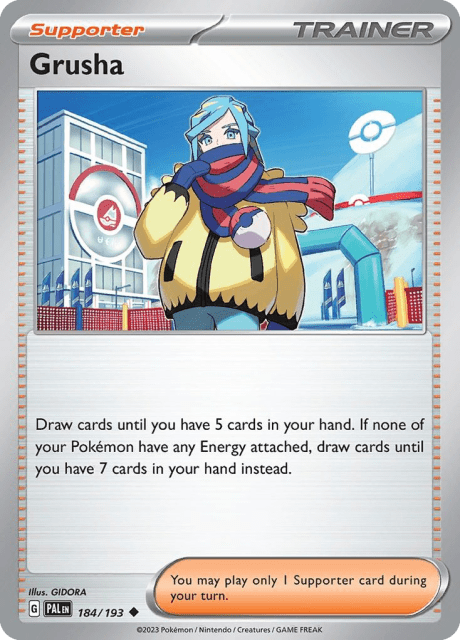 Grusha (Reverse Holofoil) (184) — Paldea Evolved