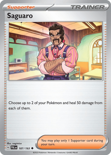 Saguaro (Reverse Holofoil) (187) — Paldea Evolved