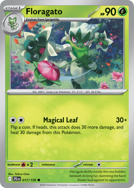 Floragato (Reverse Holofoil) (17) — Journey Together