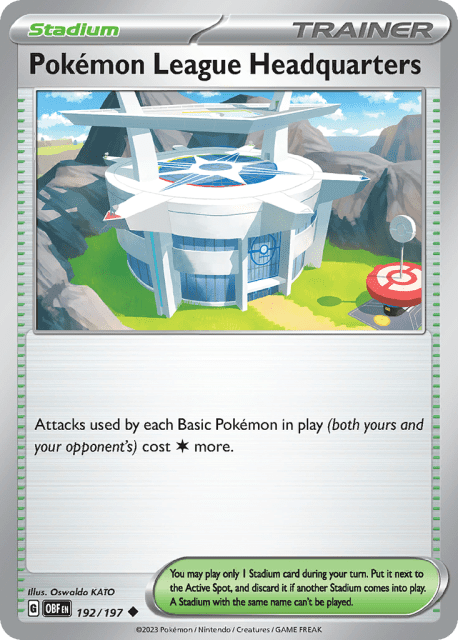 Pokémon League Headquarters (192) — Obsidian Flames