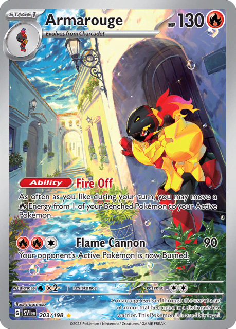 Armarouge (Holofoil) (203) — Scarlet & Violet
