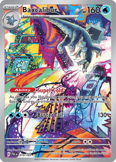 Baxcalibur (Holofoil) (210) — Paldea Evolved