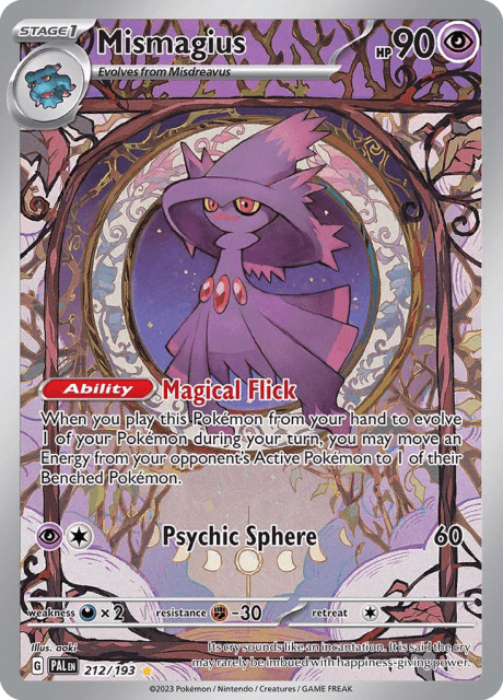 Mismagius (Holofoil) (212) — Paldea Evolved