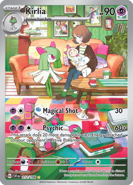Kirlia (Holofoil) (212) — Scarlet & Violet