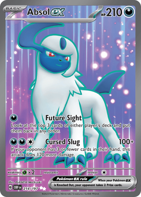 Absol ex (Holofoil) (214) — Obsidian Flames