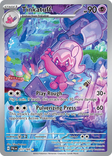 Tinkatuff (Holofoil) (217) — Paldea Evolved
