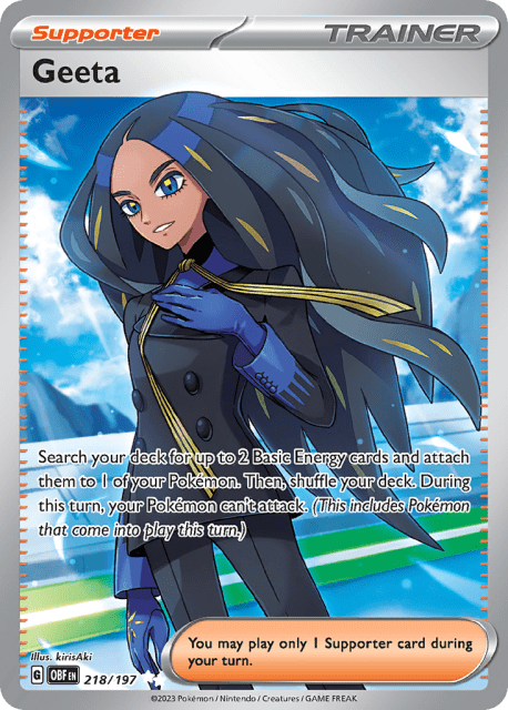 Geeta (Holofoil) (218) — Obsidian Flames