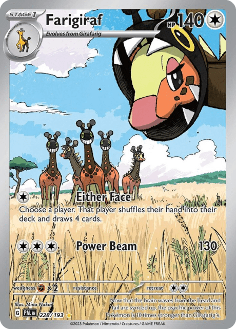 Farigiraf (Holofoil) (228) — Paldea Evolved
