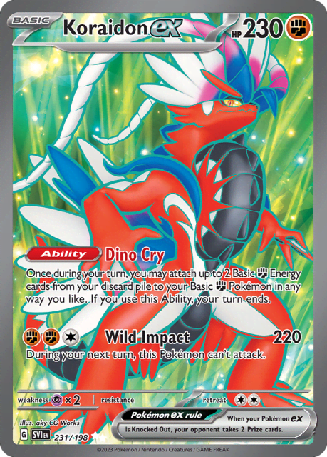 Koraidon ex (Holofoil) (231) — Scarlet & Violet
