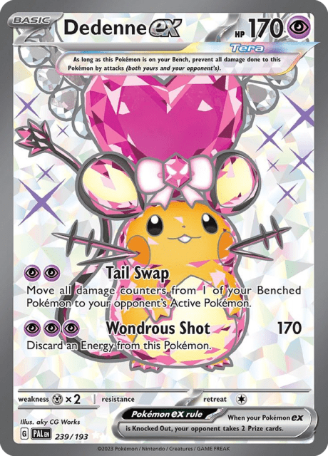 Dedenne ex (Holofoil) (239) — Paldea Evolved