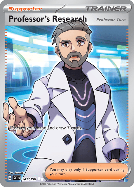 Professor's Research (Professor Turo) (Holofoil) (241) — Scarlet & Violet