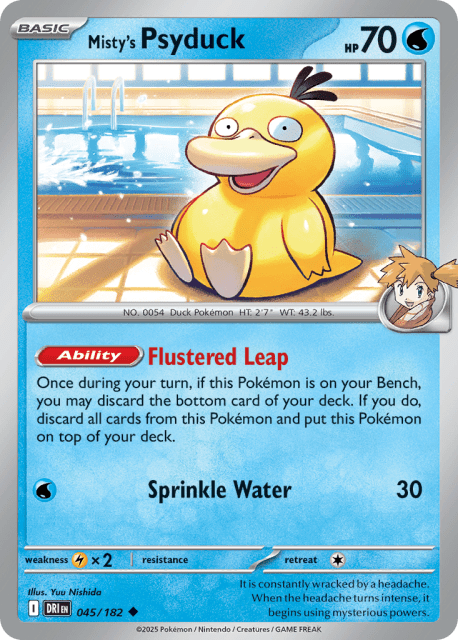 Misty's Psyduck (45) — Destined Rivals