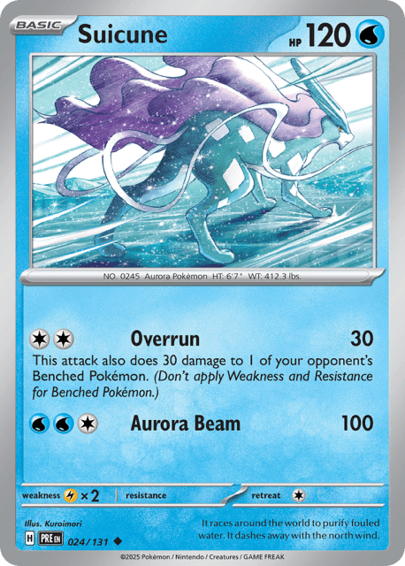 Suicune (24) — Prismatic Evolutions