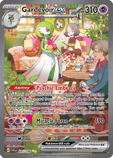 Gardevoir ex (Holofoil) (245) — Scarlet & Violet