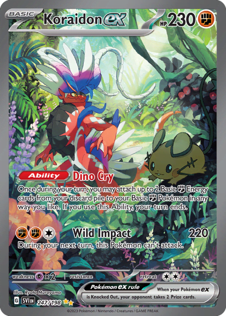 Koraidon ex (Holofoil) (247) — Scarlet & Violet
