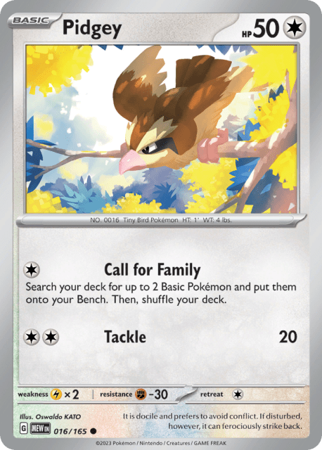 Pidgey (League Stamp) (16) — 151