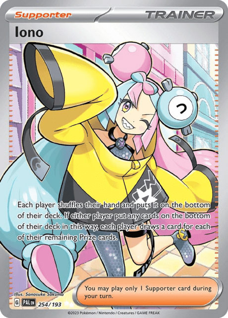 Iono (Holofoil) (254) — Paldea Evolved
