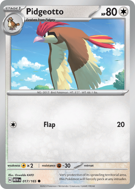 Pidgeotto (17) — 151