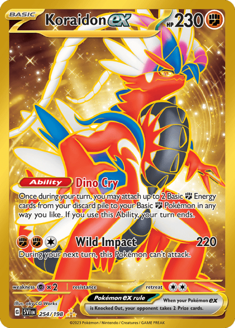 Koraidon ex (Holofoil) (254) — Scarlet & Violet