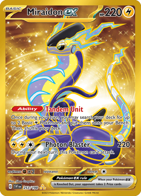 Miraidon ex (Holofoil) (253) — Scarlet & Violet