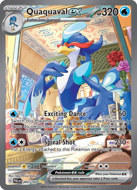 Quaquaval ex (Holofoil) (260) — Paldea Evolved