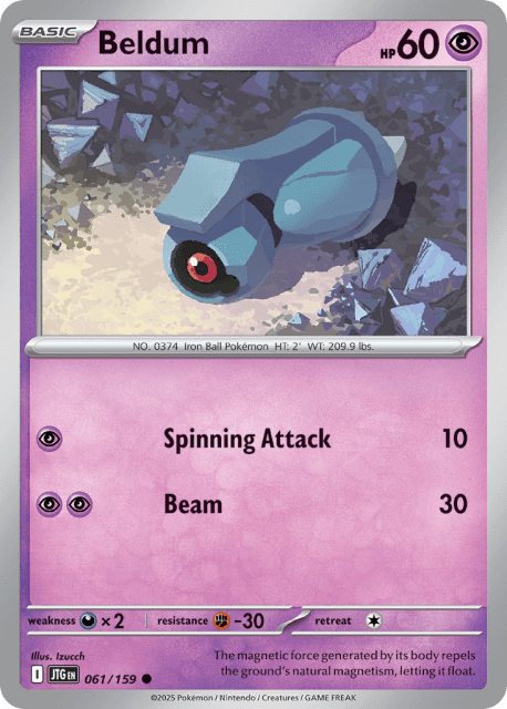 Beldum (Reverse Holofoil) (61) — Journey Together