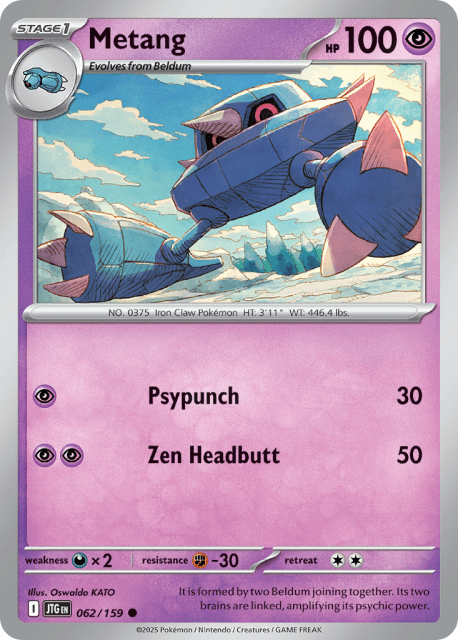 Metang (Reverse Holofoil) (62) — Journey Together
