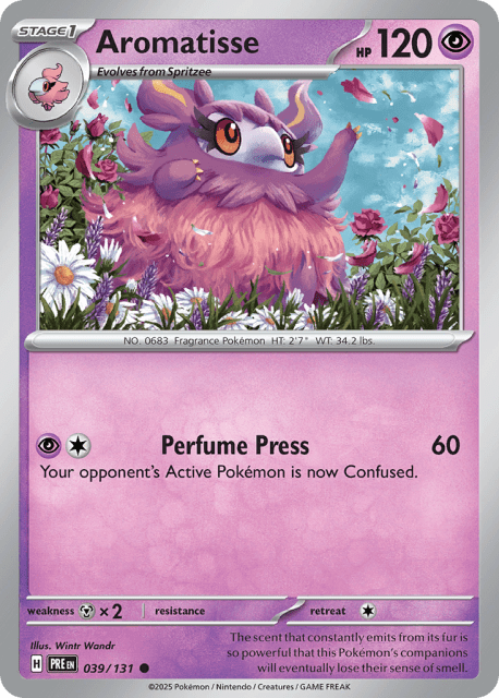 Aromatisse (Reverse Holofoil) (39) — Prismatic Evolutions