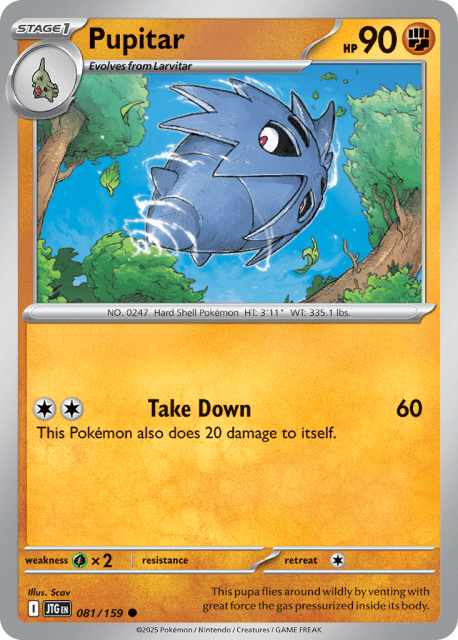 Pupitar (Reverse Holofoil) (81) — Journey Together