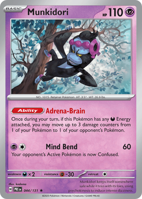 Munkidori (Holofoil) (44) — Prismatic Evolutions