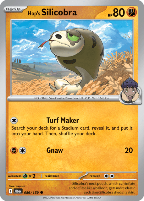 Hop's Silicobra (Reverse Holofoil) (86) — Journey Together