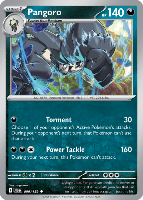 Pangoro (Reverse Holofoil) (99) — Journey Together