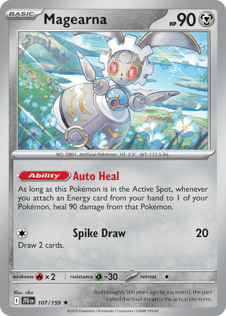 Magearna (Holofoil) (107) — Journey Together