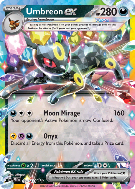 Umbreon ex (Holofoil) (60) — Prismatic Evolutions