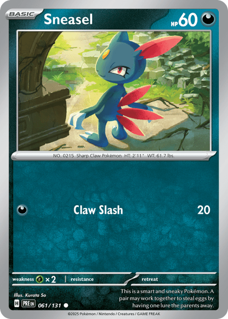 Sneasel (61) — Prismatic Evolutions