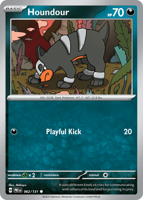 Houndour (62) — Prismatic Evolutions