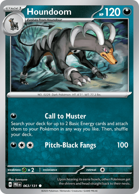 Houndoom (63) — Prismatic Evolutions