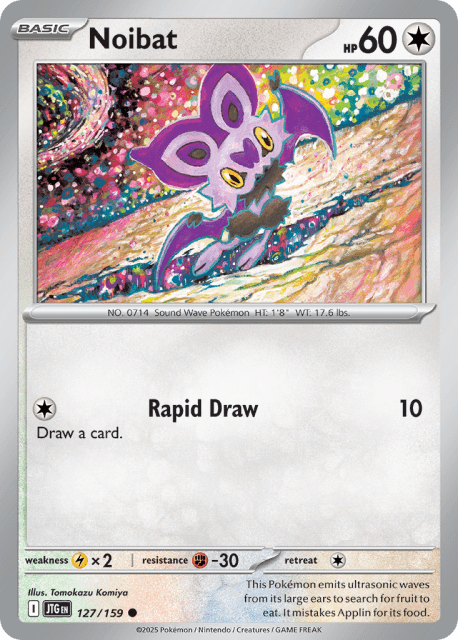Noibat (Reverse Holofoil) (127) — Journey Together